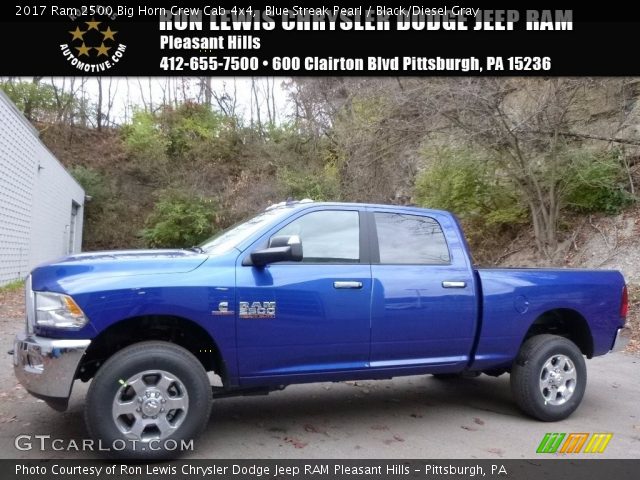 2017 Ram 2500 Big Horn Crew Cab 4x4 in Blue Streak Pearl