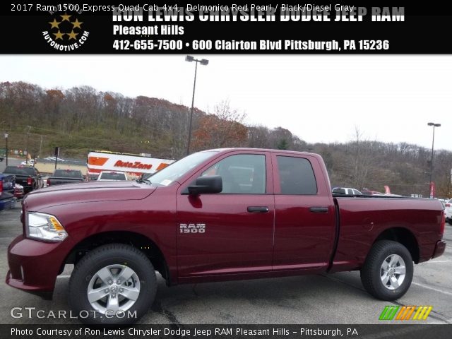 2017 Ram 1500 Express Quad Cab 4x4 in Delmonico Red Pearl