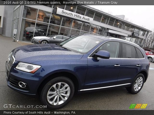 2016 Audi Q5 2.0 TFSI Premium quattro in Moonlight Blue Metallic