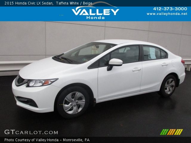 2015 Honda Civic LX Sedan in Taffeta White