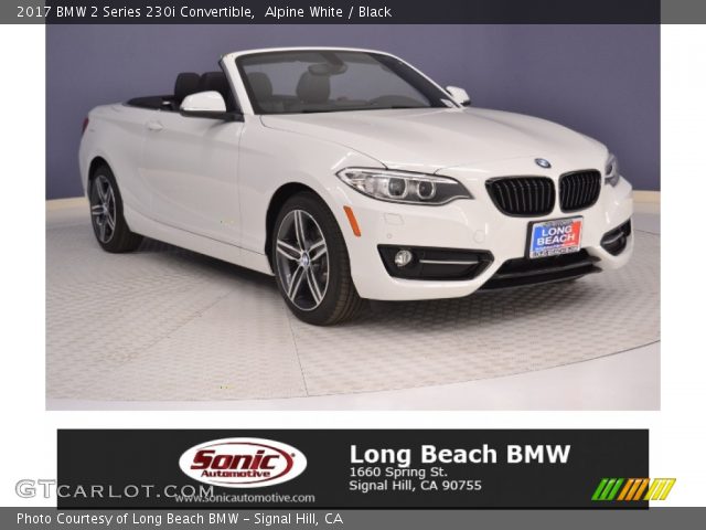 2017 BMW 2 Series 230i Convertible in Alpine White