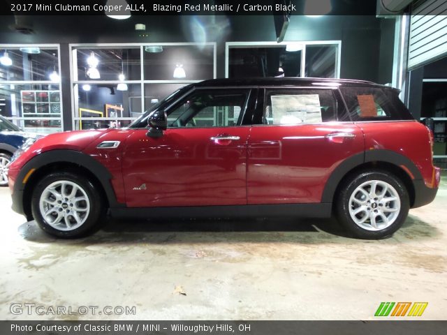 2017 Mini Clubman Cooper ALL4 in Blazing Red Metallic