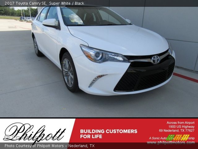 2017 Toyota Camry SE in Super White