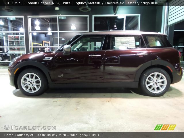 2017 Mini Clubman Cooper ALL4 in Pure Burgundy Metallic