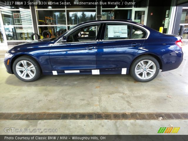 2017 BMW 3 Series 330i xDrive Sedan in Mediterranean Blue Metallic