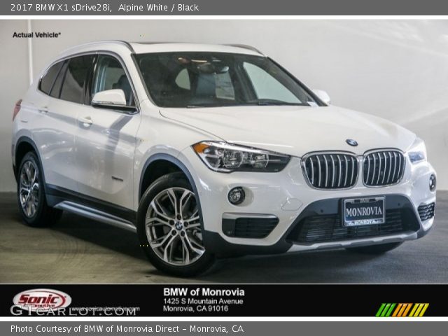 2017 BMW X1 sDrive28i in Alpine White