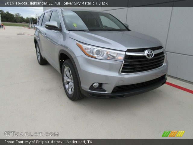 2016 Toyota Highlander LE Plus in Silver Sky Metallic
