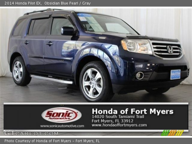 2014 Honda Pilot EX in Obsidian Blue Pearl