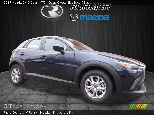 2017 Mazda CX-3 Sport AWD in Deep Crystal Blue Mica