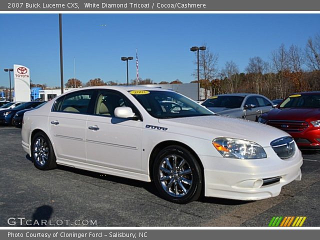 2007 Buick Lucerne CXS in White Diamond Tricoat