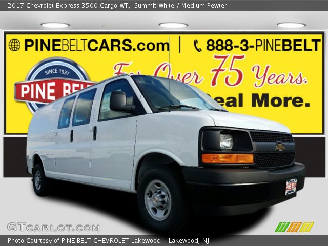 2017 Chevrolet Express 3500 Cargo WT in Summit White