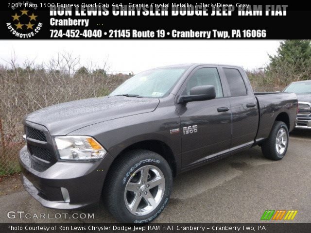 2017 Ram 1500 Express Quad Cab 4x4 in Granite Crystal Metallic