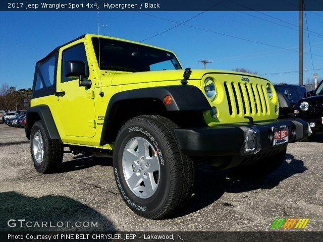 2017 Jeep Wrangler Sport 4x4 in Hypergreen