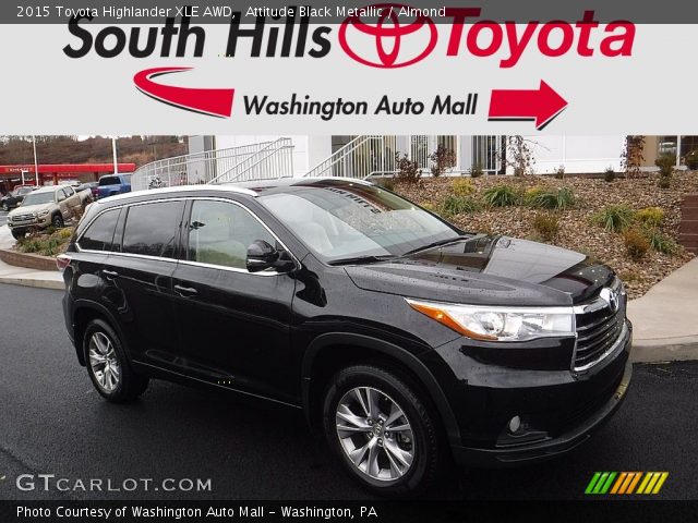 2015 Toyota Highlander XLE AWD in Attitude Black Metallic