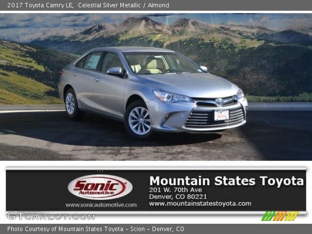 2017 Toyota Camry LE in Celestial Silver Metallic
