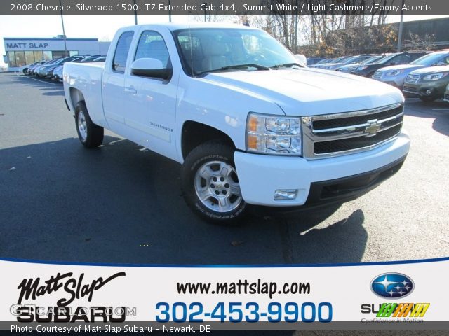 2008 Chevrolet Silverado 1500 LTZ Extended Cab 4x4 in Summit White