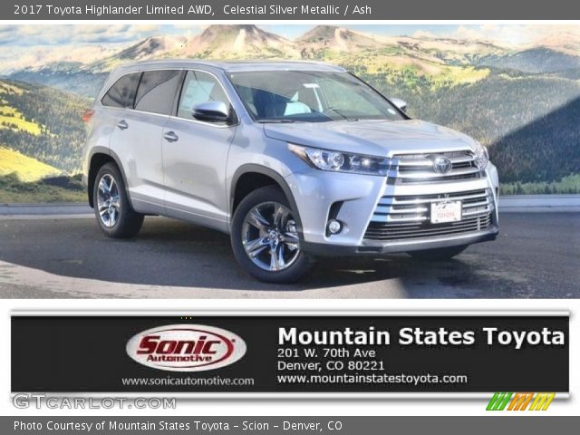 2017 Toyota Highlander Limited AWD in Celestial Silver Metallic