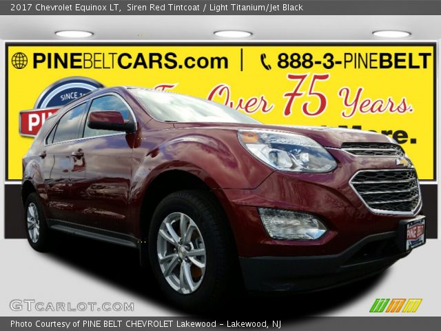 2017 Chevrolet Equinox LT in Siren Red Tintcoat