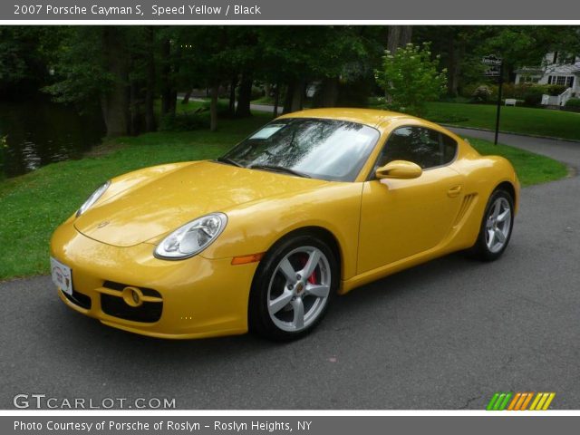 2007 Porsche Cayman S in Speed Yellow