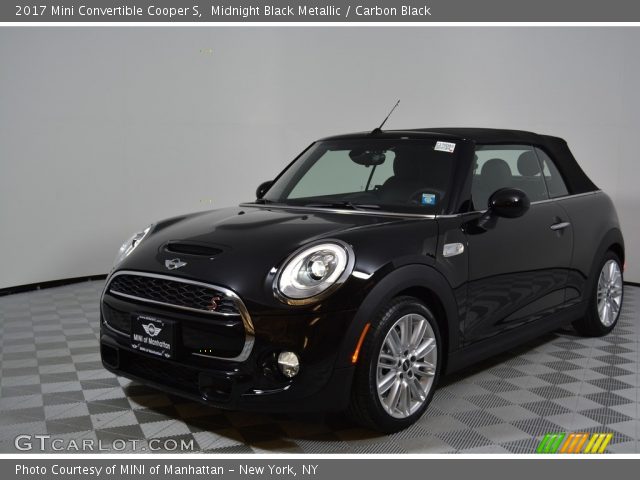 2017 Mini Convertible Cooper S in Midnight Black Metallic