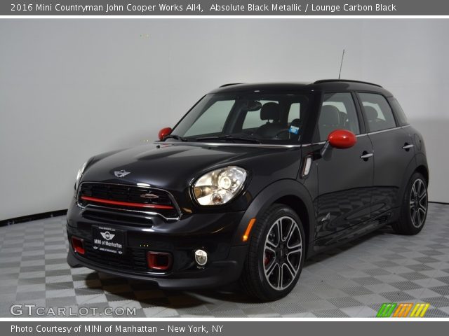 2016 Mini Countryman John Cooper Works All4 in Absolute Black Metallic