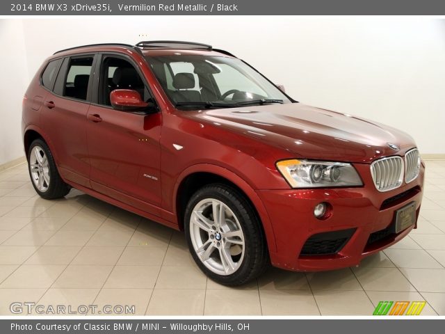 2014 BMW X3 xDrive35i in Vermilion Red Metallic