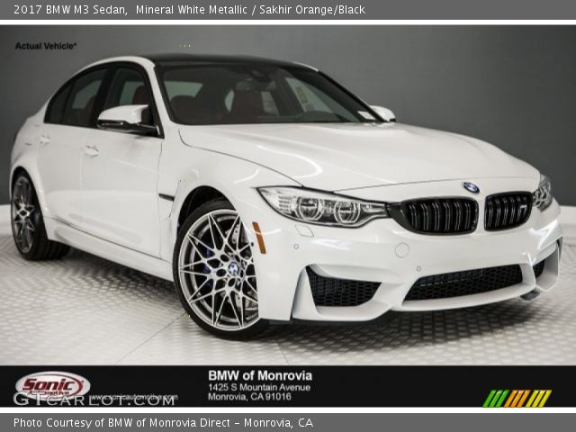 2017 BMW M3 Sedan in Mineral White Metallic