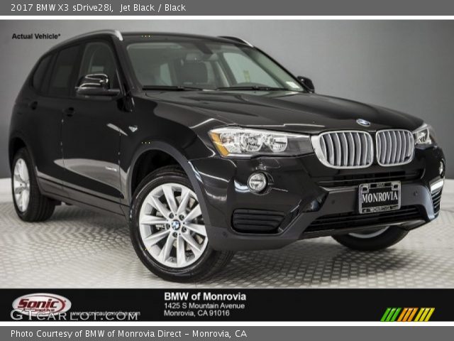 2017 BMW X3 sDrive28i in Jet Black