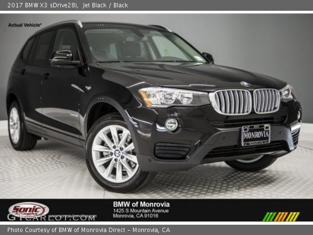 2017 BMW X3 sDrive28i in Jet Black