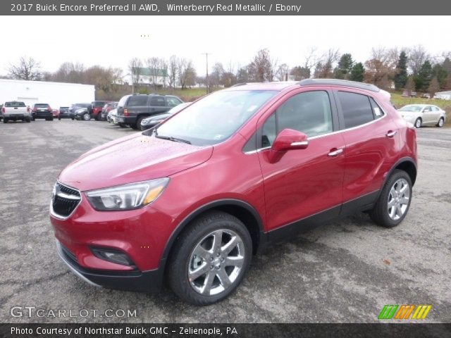2017 Buick Encore Preferred II AWD in Winterberry Red Metallic
