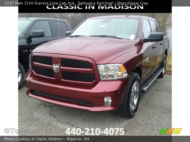 2017 Ram 1500 Express Crew Cab 4x4 in Delmonico Red Pearl