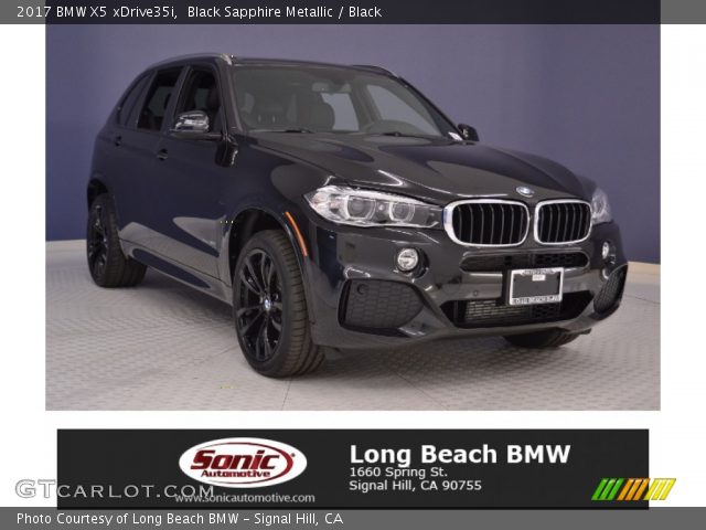 2017 BMW X5 xDrive35i in Black Sapphire Metallic