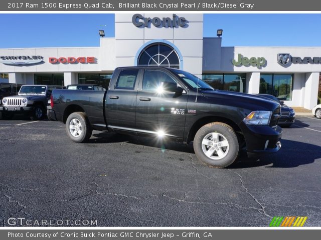 2017 Ram 1500 Express Quad Cab in Brilliant Black Crystal Pearl
