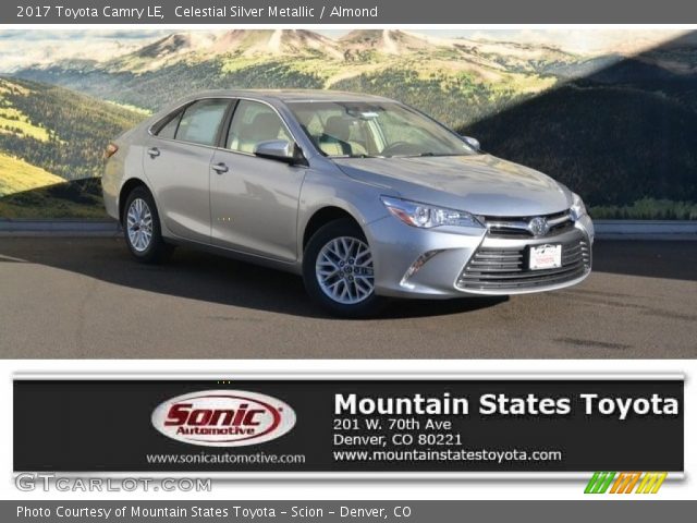 2017 Toyota Camry LE in Celestial Silver Metallic