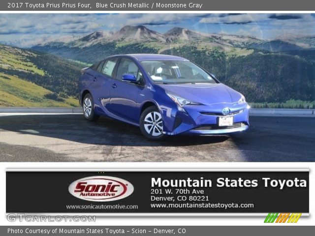 2017 Toyota Prius Prius Four in Blue Crush Metallic