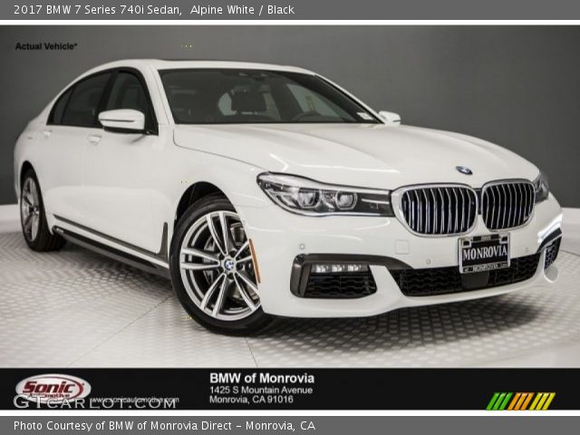 2017 BMW 7 Series 740i Sedan in Alpine White