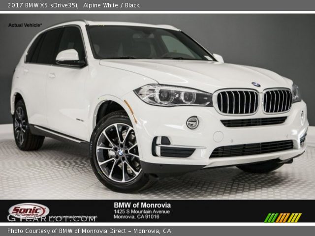 2017 BMW X5 sDrive35i in Alpine White