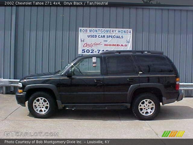 2002 Chevrolet Tahoe Z71 4x4 in Onyx Black