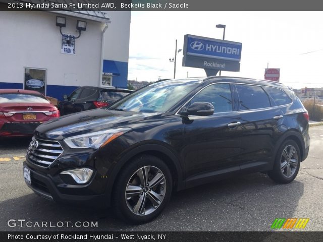2013 Hyundai Santa Fe Limited AWD in Becketts Black