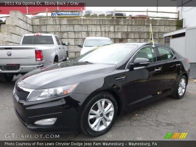 2011 Kia Optima EX in Ebony Black