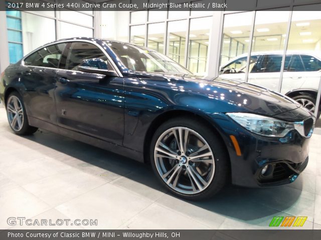 2017 BMW 4 Series 440i xDrive Gran Coupe in Midnight Blue Metallic