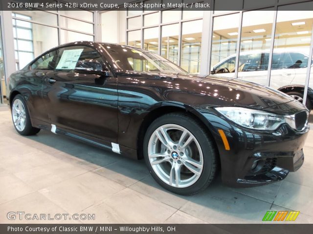 2016 BMW 4 Series 428i xDrive Coupe in Black Sapphire Metallic