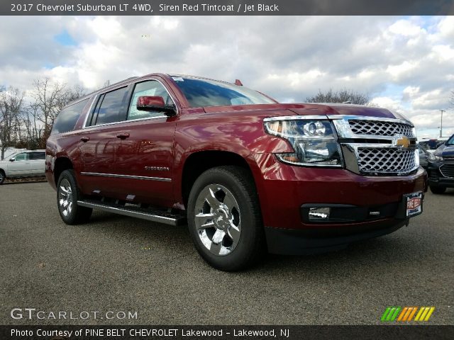 2017 Chevrolet Suburban LT 4WD in Siren Red Tintcoat