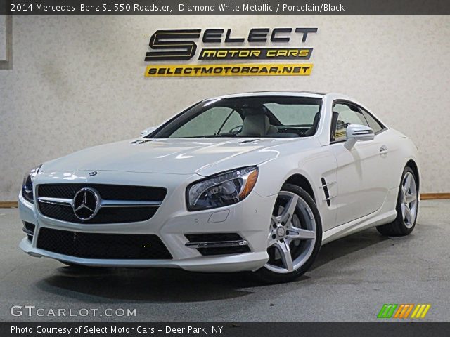2014 Mercedes-Benz SL 550 Roadster in Diamond White Metallic