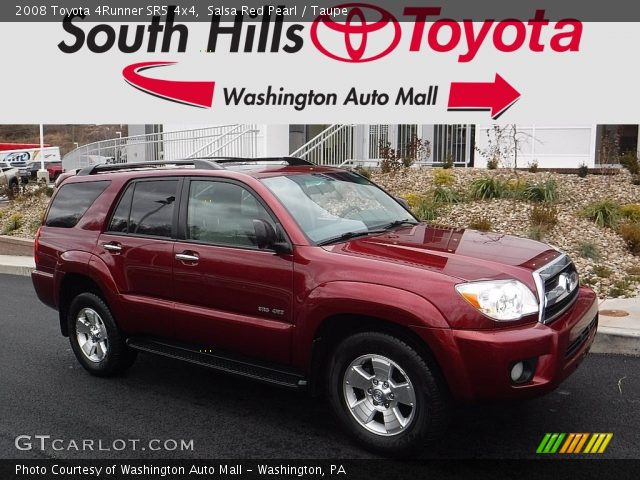 2008 Toyota 4Runner SR5 4x4 in Salsa Red Pearl