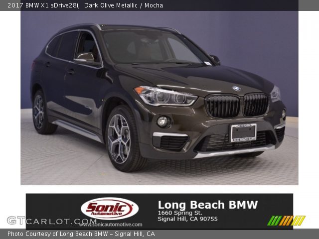 2017 BMW X1 sDrive28i in Dark Olive Metallic