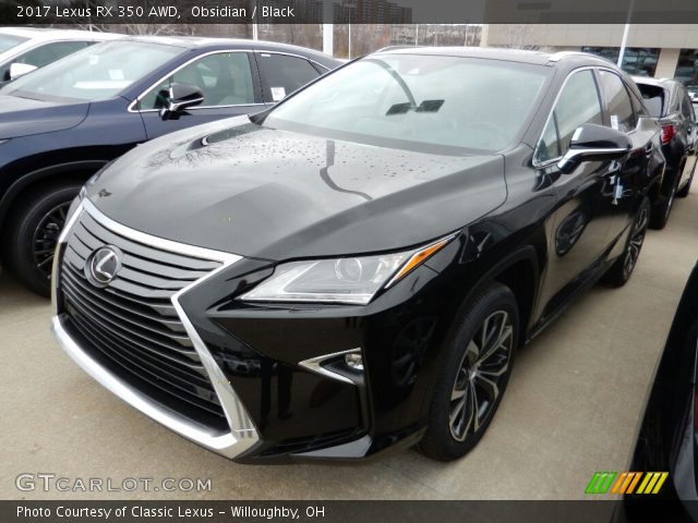 2017 Lexus RX 350 AWD in Obsidian