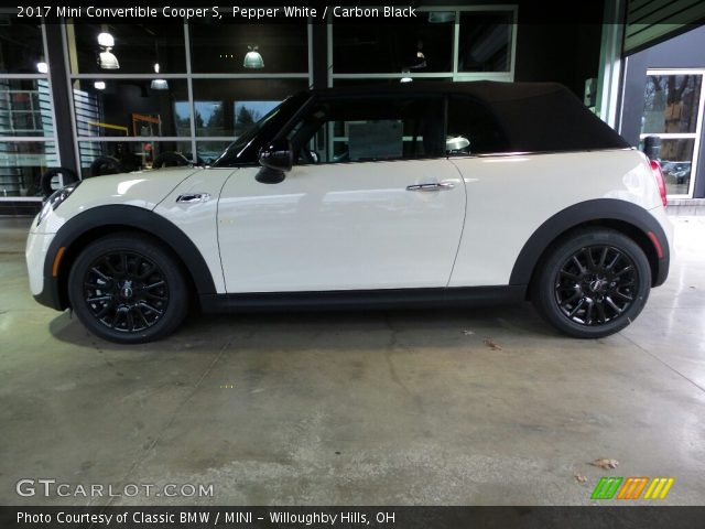 2017 Mini Convertible Cooper S in Pepper White