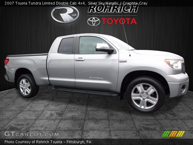 2007 Toyota Tundra Limited Double Cab 4x4 in Silver Sky Metallic