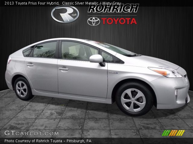 2013 Toyota Prius Four Hybrid in Classic Silver Metallic